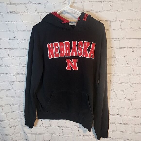 Men's Stadium "Nebraska Cornhuskers" hoodie sweatshirt, size Large - Picture 1 of 5